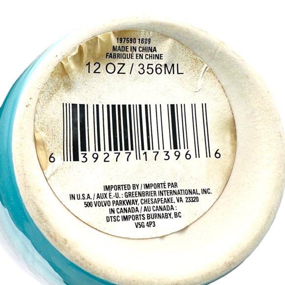 Royal Norfolk Ceramic Blue and White Coffee Mugs Set of 4 - Picture 6 of 8